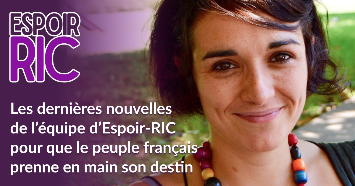 Les nouvelles d’Espoir RIC #1