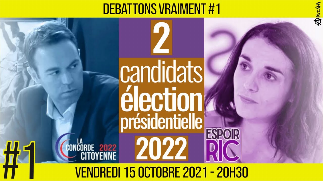 Débat Présidentielle de 2022 : Clara Egger et Fabrice Grimal