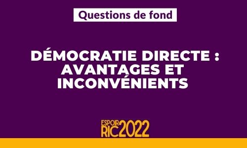 Image mise en avant pour l'article « démocratie directe : avantages et inconvénients »