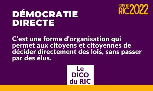 [Dico] Démocratie directe : notre définition