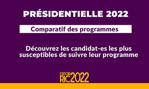 Présentation comparatif programme presidentielle 2022 1