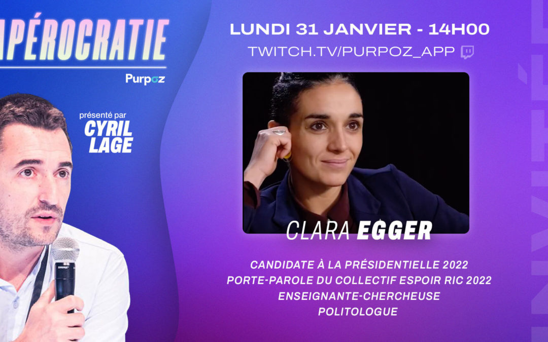 Clara Egger invitée chez Cyril Lage (Purpoz)