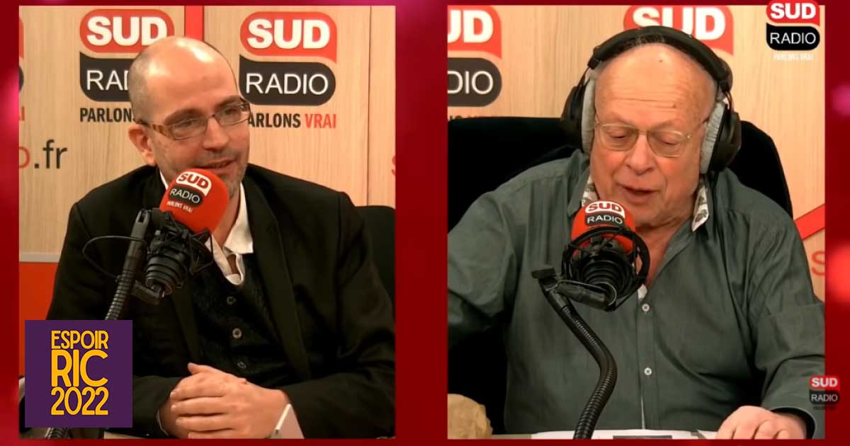 Raul Magni-Berton concepteur du programme Espoir RIC sur Sud Radio