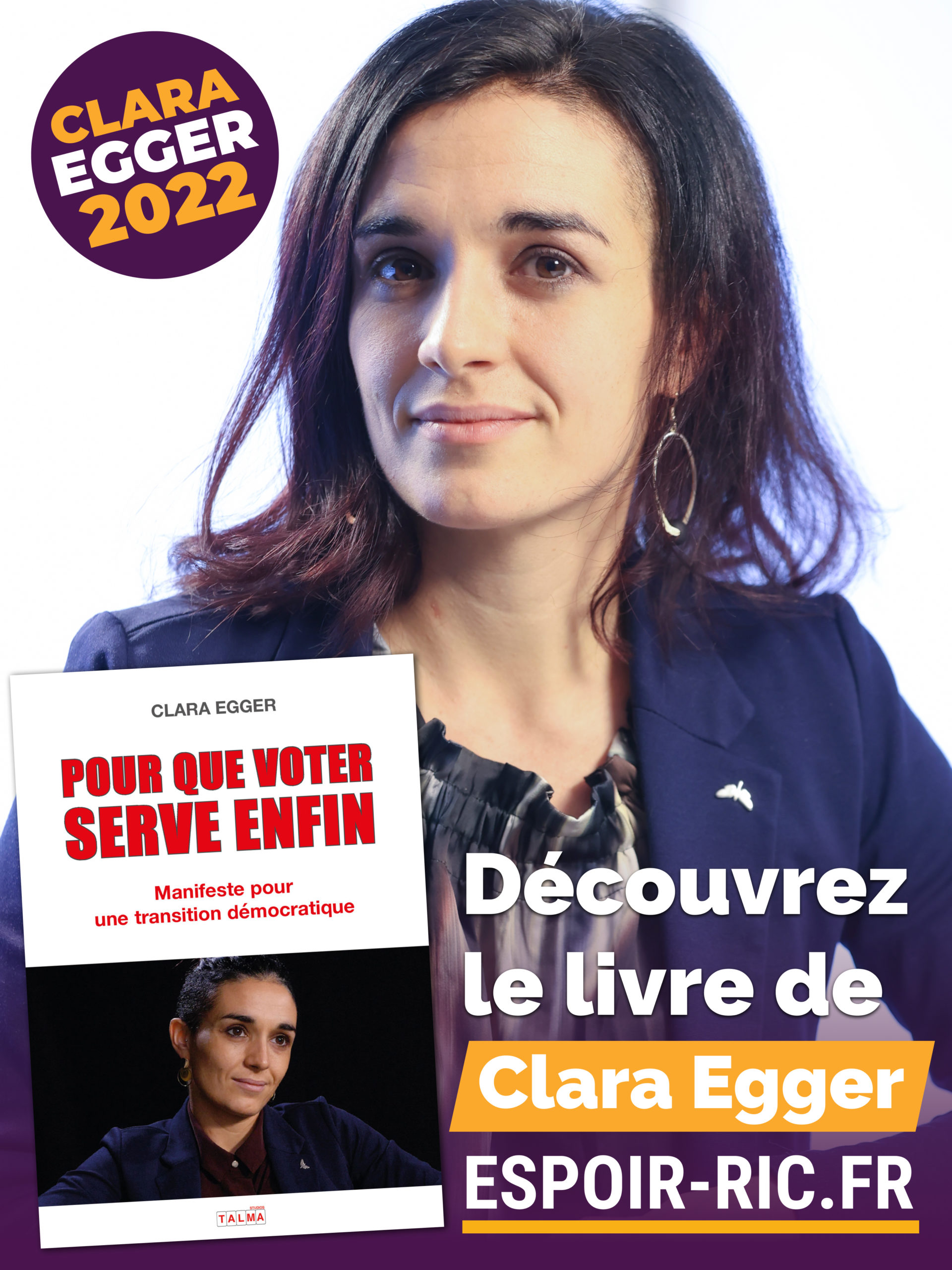 affiche Clara Egger LIVRE