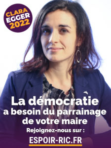affiche Clara Egger PARRAINAGE