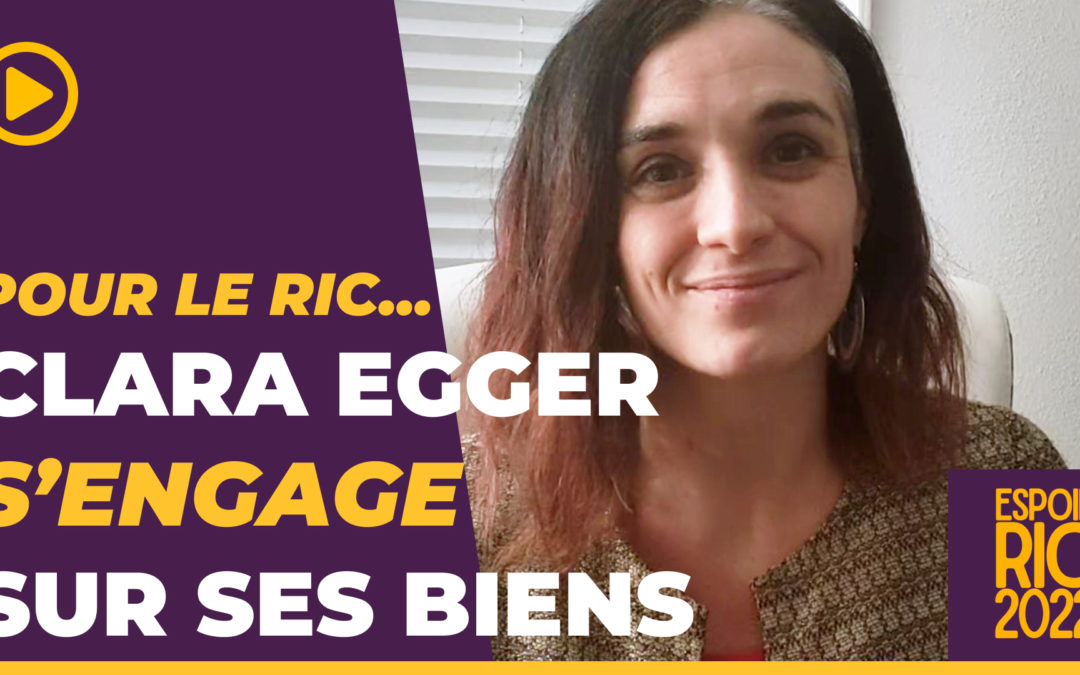 Clara Egger s’engage sur ses biens à respecter son programme