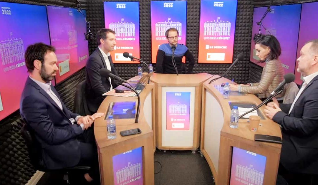 Débat Clara Egger, Georges Kuzmanovic et Fabrice Grimal candidats à la présidentielle 2022