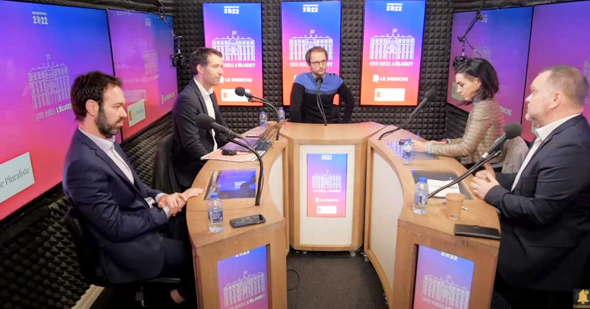 Débat Clara Egger, Georges Kuzmanovic et Fabrice Grimal candidats à la présidentielle 2022
