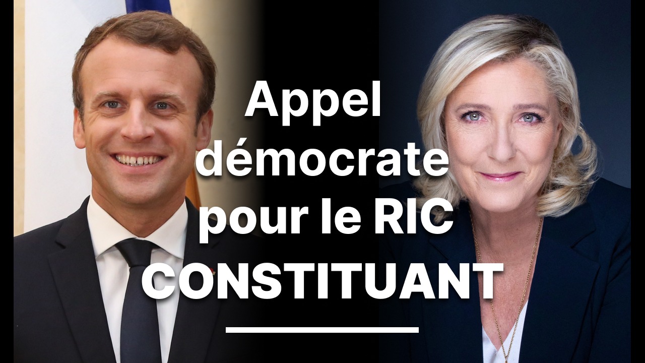 L’appel démocrate pour le RIC Constituant