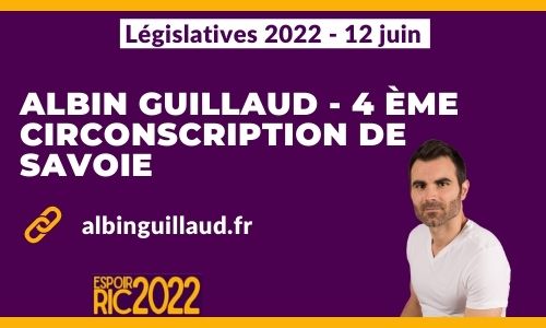 Législatives : le 1 er candidat pour Espoir RIC – Savoie