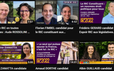 Interviews par Clara Egger de candidatures pour le RIC constituant