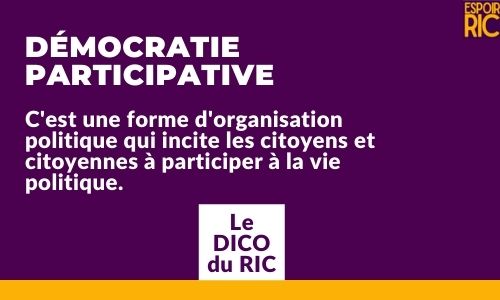 [Dico] Notre définition de la démocratie participative