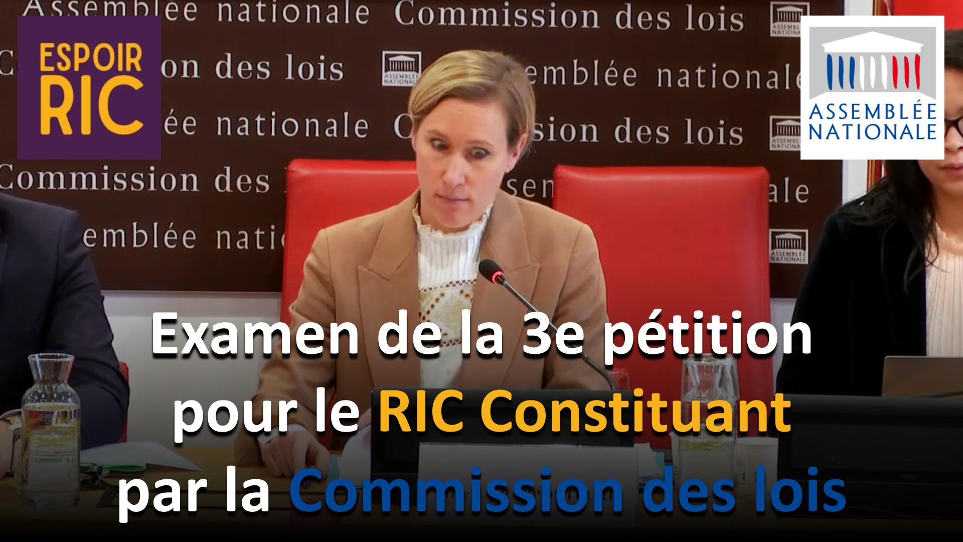Traitement 3e pétition 29 mai 2024